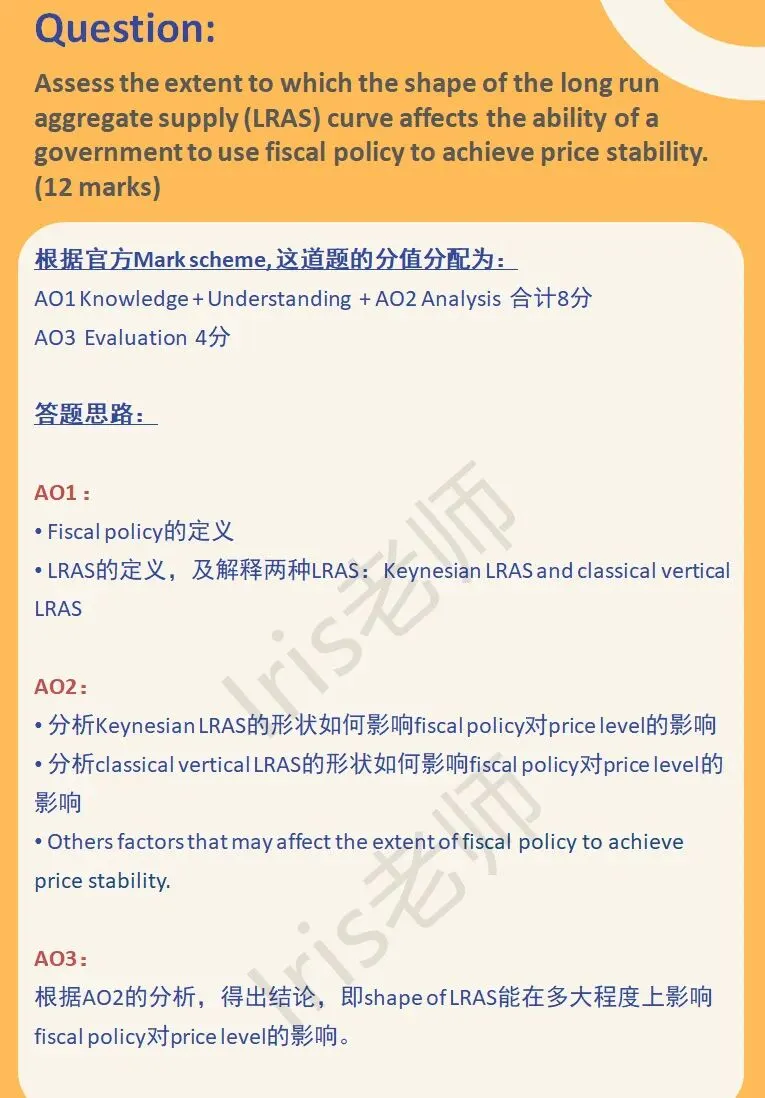 CIE AS经济:宏观Essay真题精讲(4b Paper24 26夏季大考)-第1张图片-四季读书网 CIE AS经济:宏观Essay真题精讲(4b Paper24 26夏季大考)-第1张图片-四季读书网
