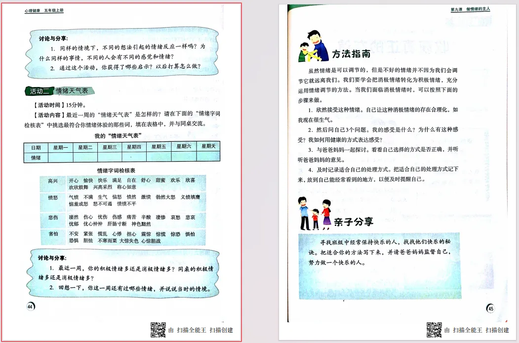 心理考编面试真题教材分析第二期 | 北师大小学五上《做情绪的主人》-第6张图片-四季读书网 心理考编面试真题教材分析第二期 | 北师大小学五上《做情绪的主人》-第6张图片-四季读书网