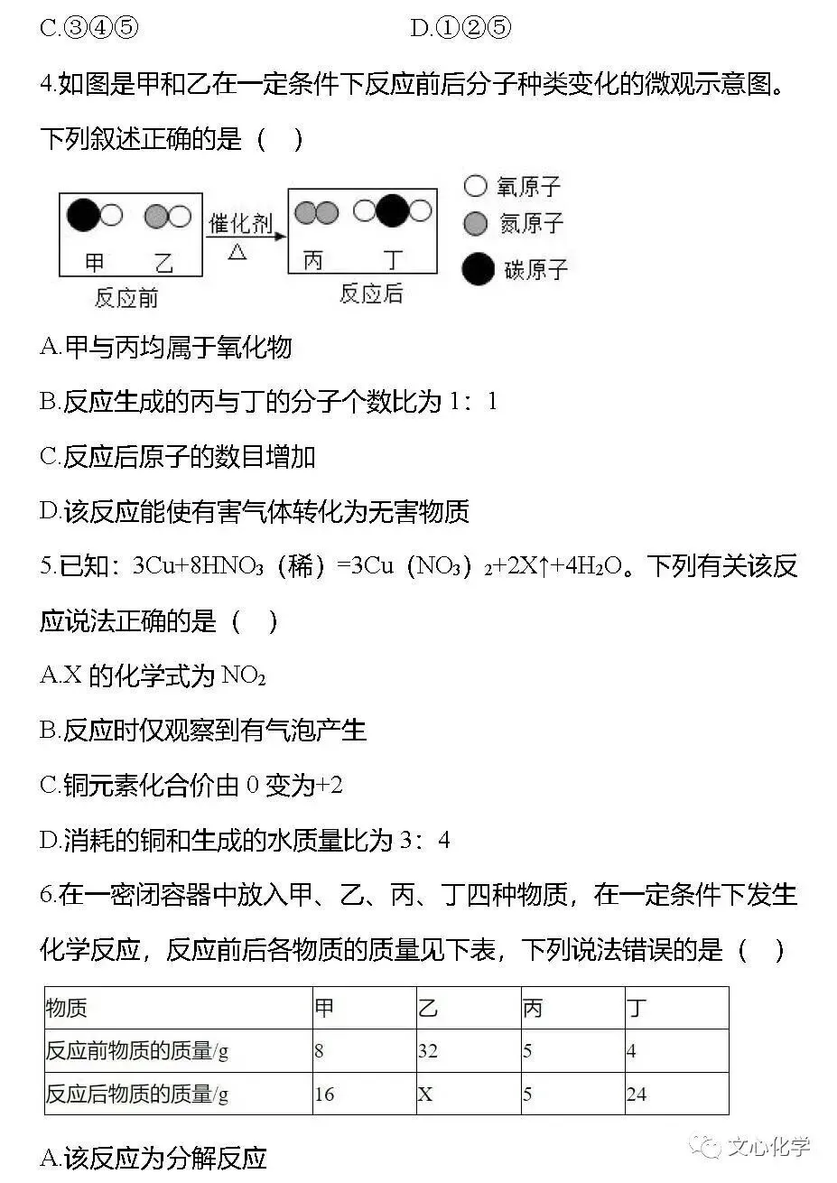 中考化学 | 化学方程式-第3张图片-四季读书网 中考化学 | 化学方程式-第3张图片-四季读书网