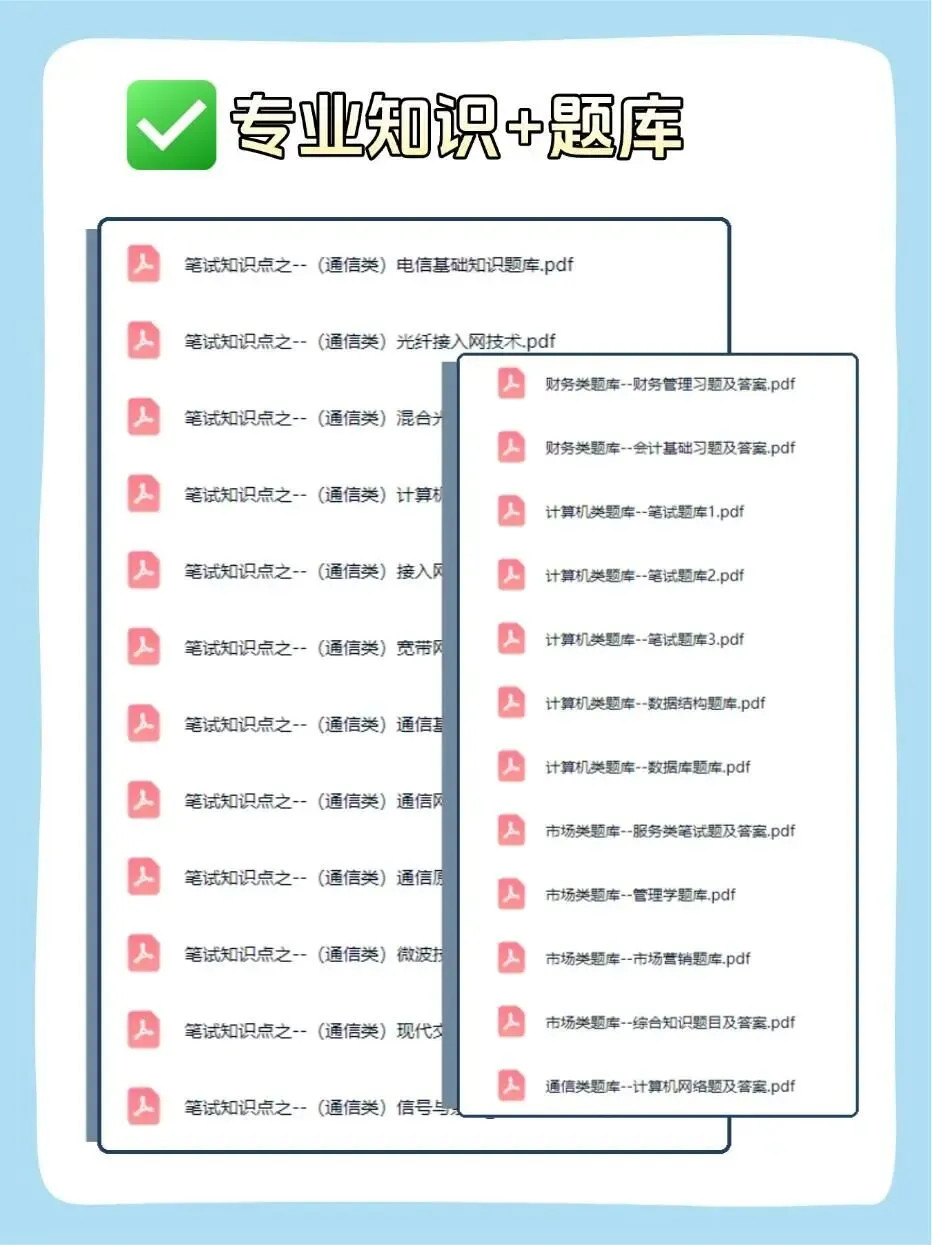 26中国移动笔试,真题+讲义,刷完拿下86+-第6张图片-四季读书网