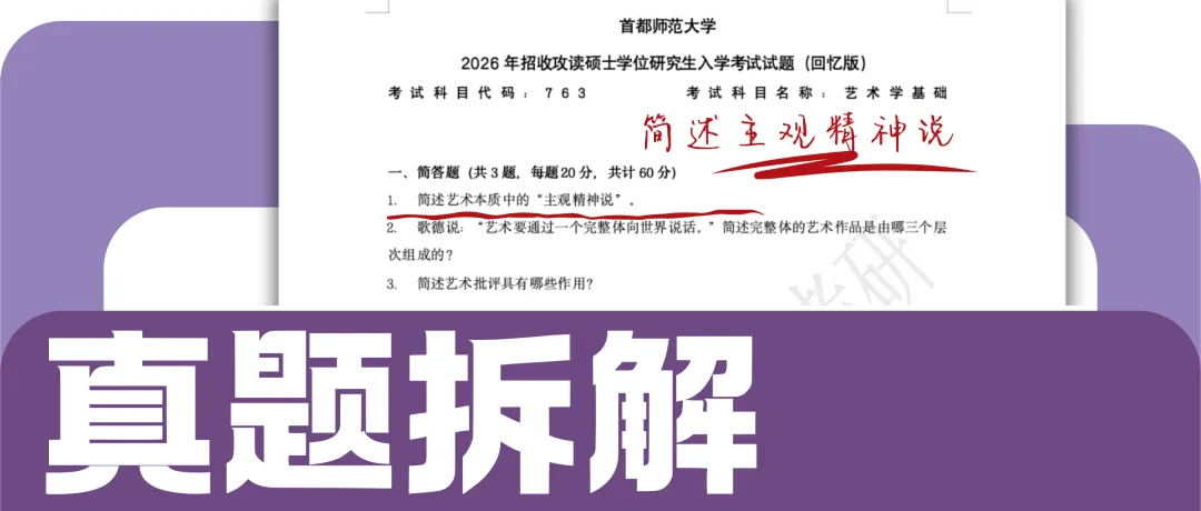 考研真题拆解:简述主观精神说-第1张图片-四季读书网 考研真题拆解:简述主观精神说-第1张图片-四季读书网
