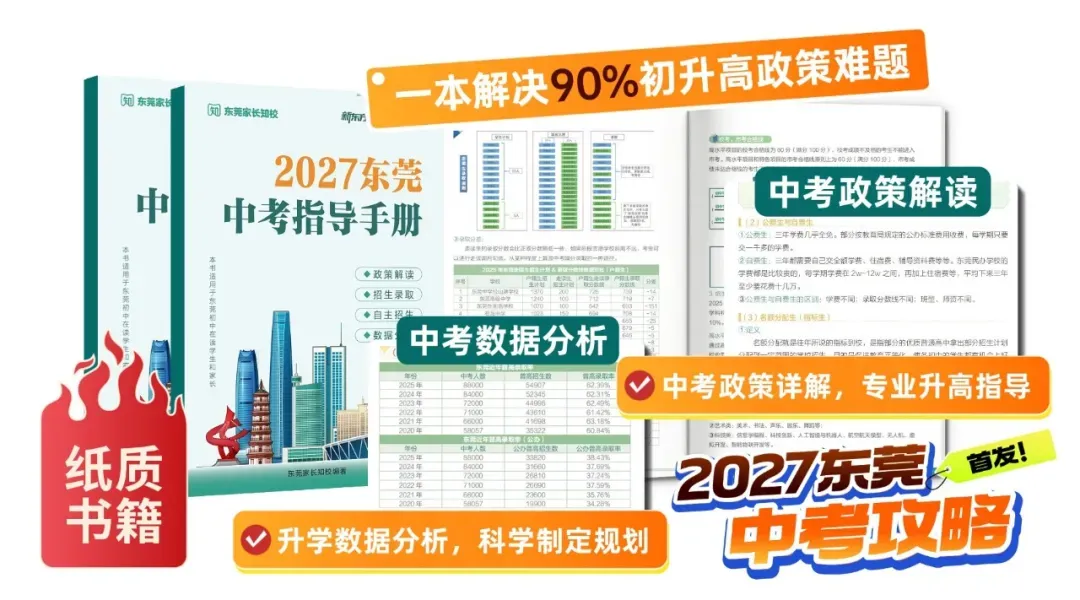 2027东莞中考政策早知道②——走读生|1030人实现降分录取!各校分数线对比 + 填报规则详解→-第9张图片-四季读书网 2027东莞中考政策早知道②——走读生|1030人实现降分录取!各校分数线对比 + 填报规则详解→-第9张图片-四季读书网