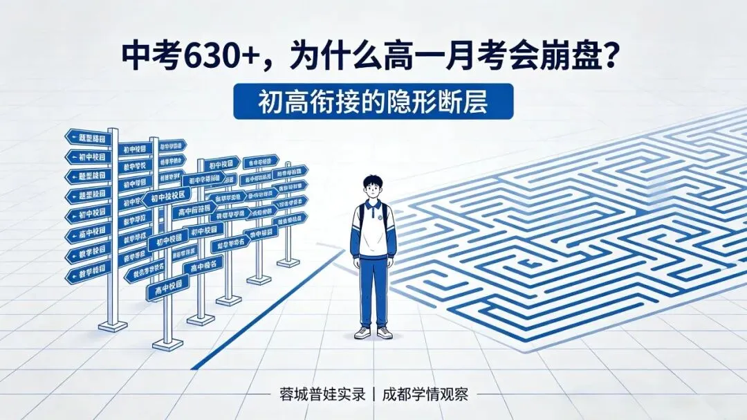 蓉城普娃实录(一):中考 630+,高一第一次月考直接崩盘,我踩了哪些看不见的思维陷阱-第1张图片-四季读书网