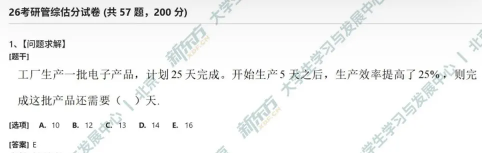 【27考研真题】管理类联考综合能力199历年2010-2026真题及答案解析可下载打印-第2张图片-四季读书网 【27考研真题】管理类联考综合能力199历年2010-2026真题及答案解析可下载打印-第2张图片-四季读书网