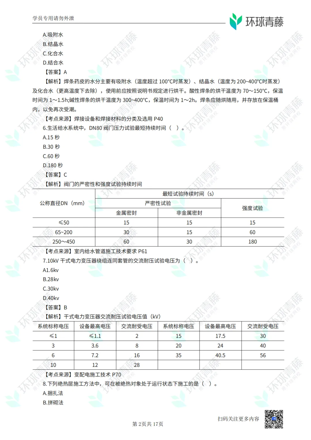 8科2026年一建考试真题答案PDF免费领-第22张图片-四季读书网 8科2026年一建考试真题答案PDF免费领-第22张图片-四季读书网