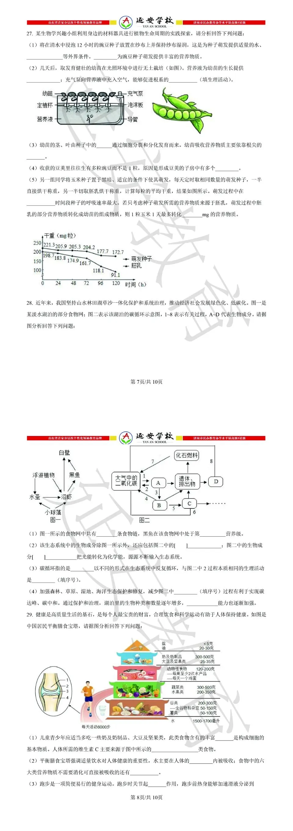 2026济南市中考生物试卷解析:真题演练、难点拆解、命题趋势-第7张图片-四季读书网 2026济南市中考生物试卷解析:真题演练、难点拆解、命题趋势-第7张图片-四季读书网