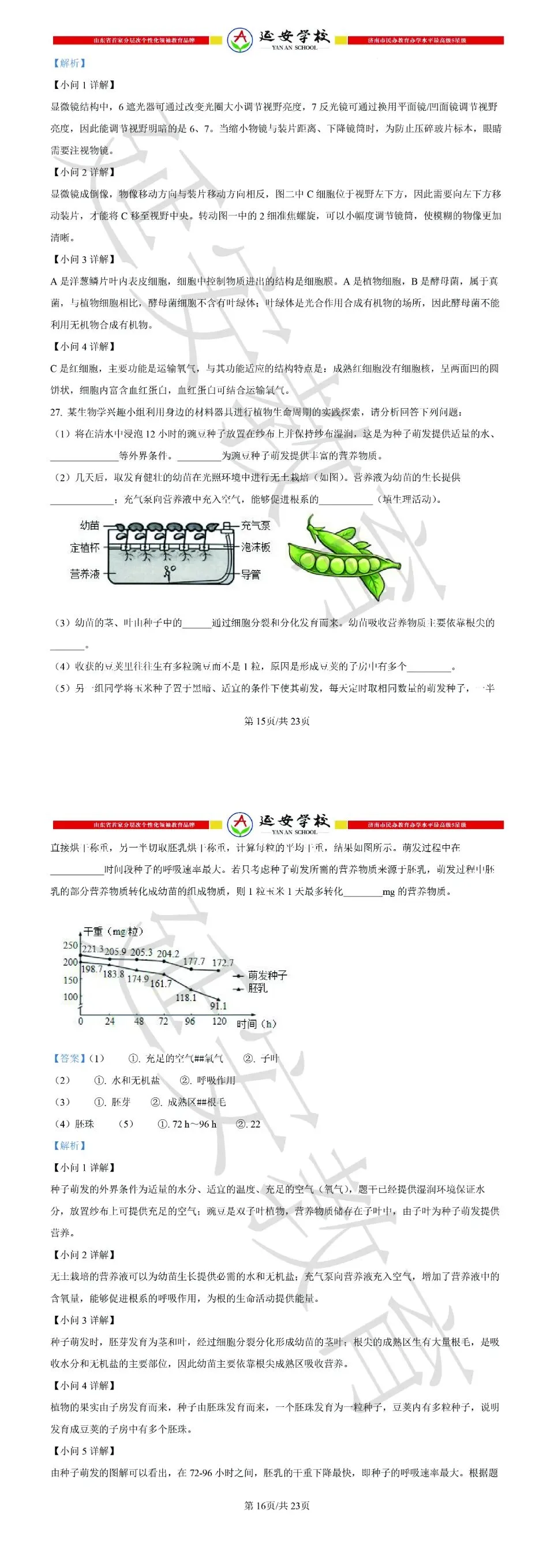 2026济南市中考生物试卷解析:真题演练、难点拆解、命题趋势-第16张图片-四季读书网 2026济南市中考生物试卷解析:真题演练、难点拆解、命题趋势-第16张图片-四季读书网