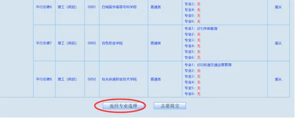 贵州省2023年高考网上填报志愿系统考生操作指南-第17张图片-四季读书网 贵州省2023年高考网上填报志愿系统考生操作指南-第17张图片-四季读书网