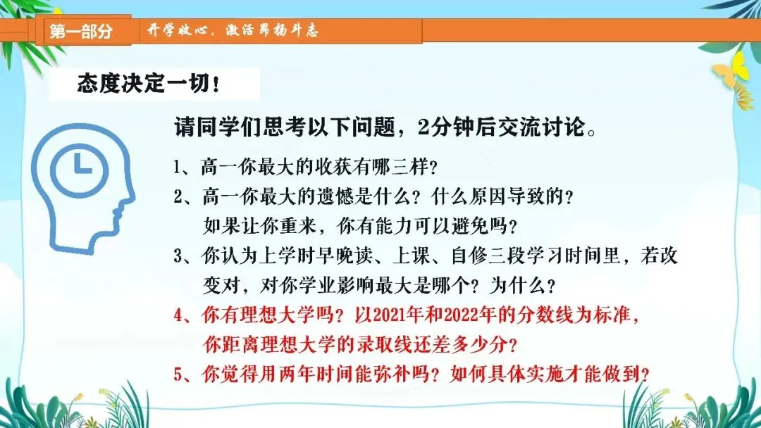 高二班风学风主题班会走进高二筑梦高考课件-第9张图片-四季读书网