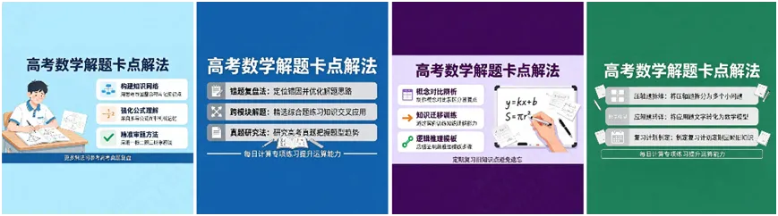 高考数学:哪些方法能搞定解题思维卡点-第1张图片-四季读书网 高考数学:哪些方法能搞定解题思维卡点-第1张图片-四季读书网