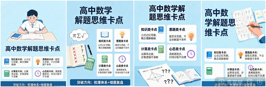 高考数学:哪些方法能搞定解题思维卡点-第2张图片-四季读书网 高考数学:哪些方法能搞定解题思维卡点-第2张图片-四季读书网