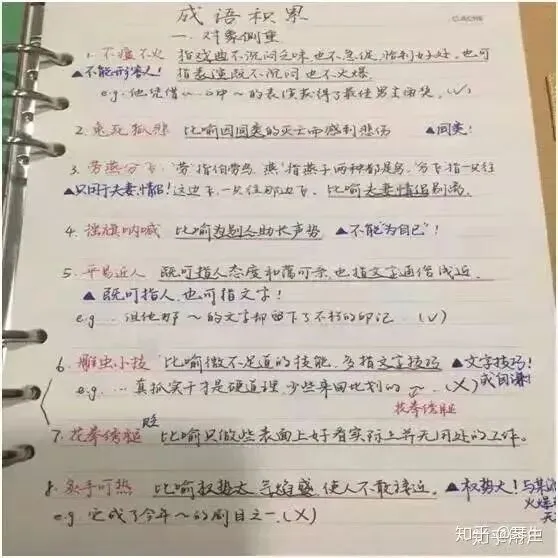 初一同学,四个本子的初中语文笔记——要做起来了!-第3张图片-四季读书网 初一同学,四个本子的初中语文笔记——要做起来了!-第3张图片-四季读书网