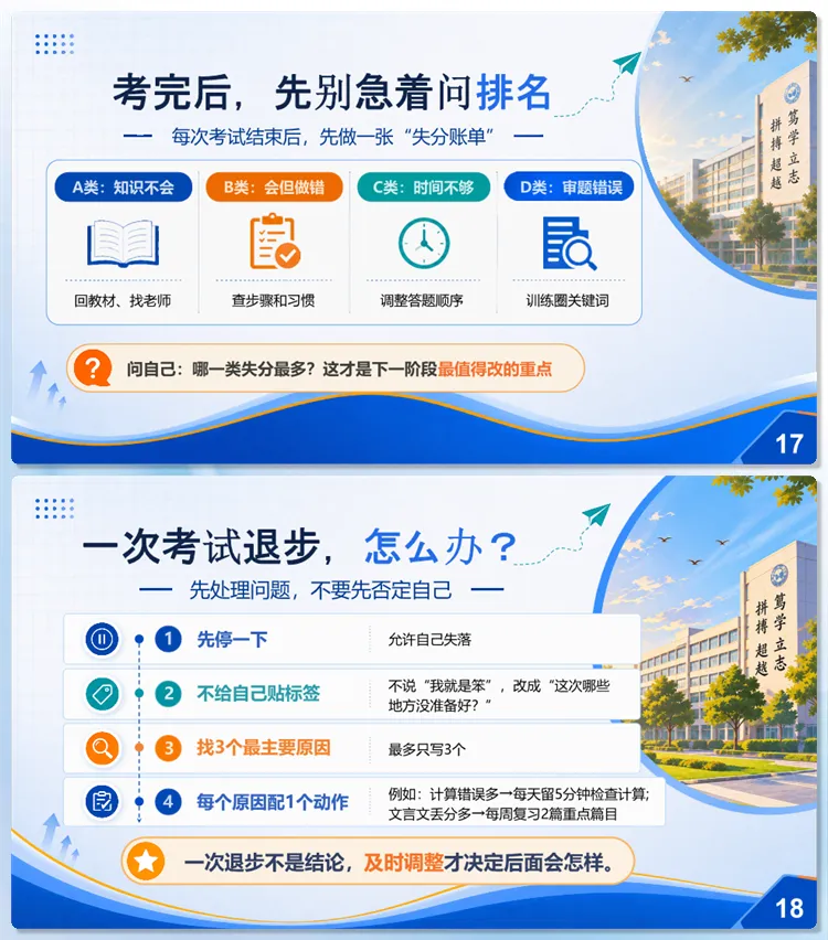 【主题班会】初三九年级上学期第一课主题班会《做有准备之人》PPT课件发言稿-第11张图片-四季读书网 【主题班会】初三九年级上学期第一课主题班会《做有准备之人》PPT课件发言稿-第11张图片-四季读书网