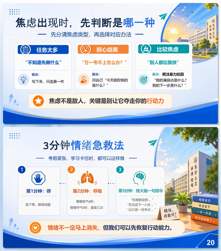 【主题班会】初三九年级上学期第一课主题班会《做有准备之人》PPT课件发言稿-第12张图片-四季读书网 【主题班会】初三九年级上学期第一课主题班会《做有准备之人》PPT课件发言稿-第12张图片-四季读书网