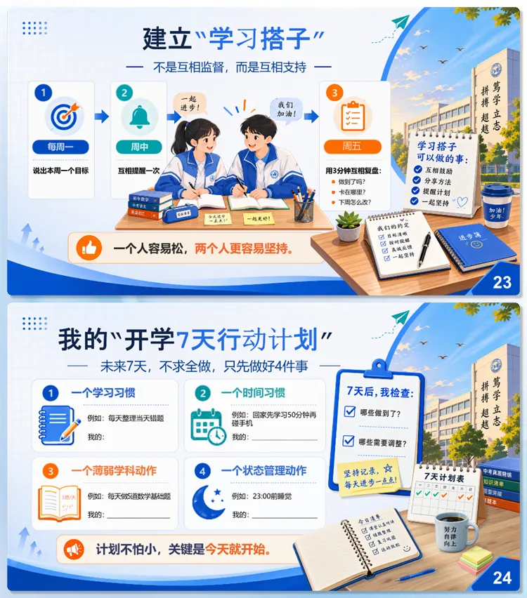 【主题班会】初三九年级上学期第一课主题班会《做有准备之人》PPT课件发言稿-第14张图片-四季读书网 【主题班会】初三九年级上学期第一课主题班会《做有准备之人》PPT课件发言稿-第14张图片-四季读书网