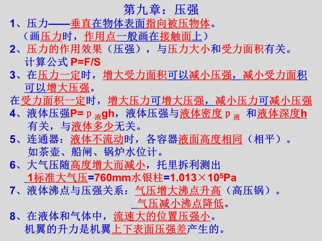 初二物理知识总结?看它就够了!38张高清大图带学生记好八年级重难点|复习必看-第25张图片-四季读书网 初二物理知识总结?看它就够了!38张高清大图带学生记好八年级重难点|复习必看-第25张图片-四季读书网