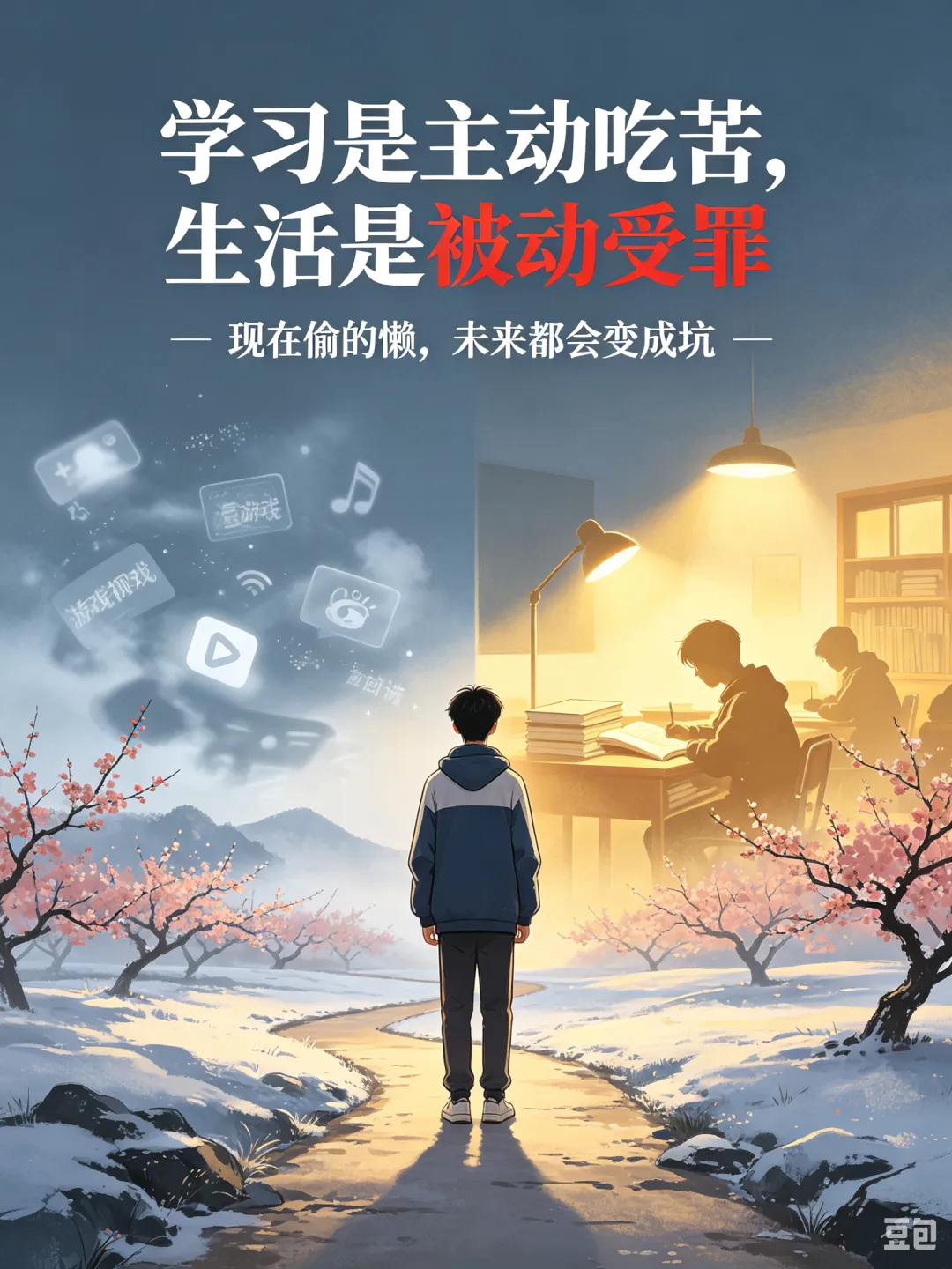 初一孩子喊累不想上学:别怕寒窗苦,熬过去,自有香-第3张图片-四季读书网
