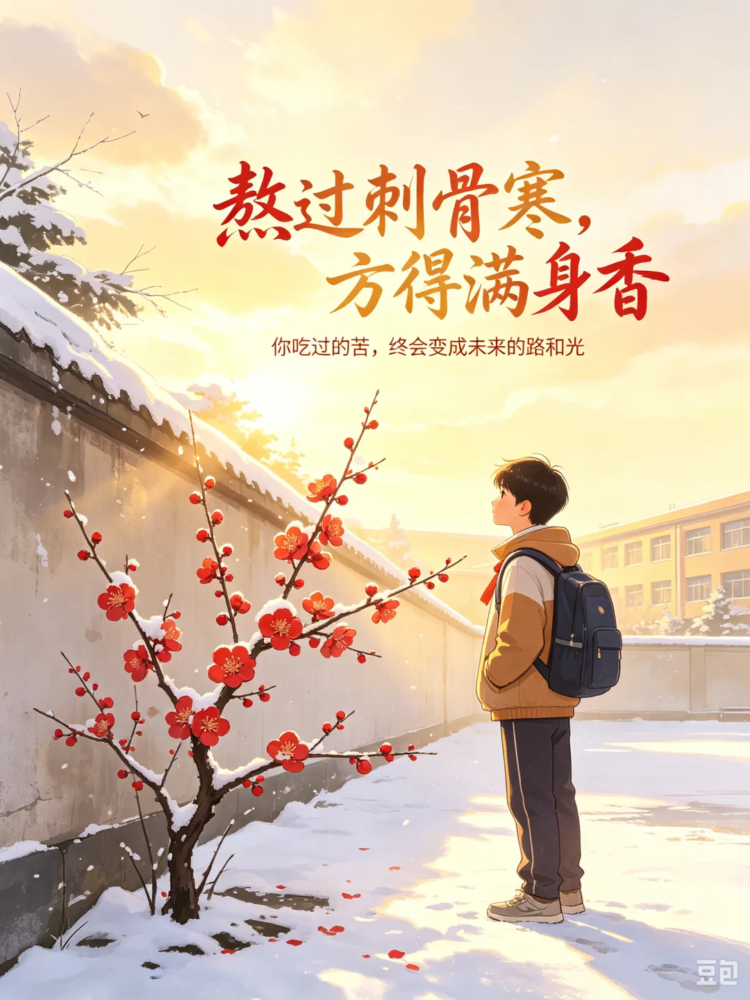 初一孩子喊累不想上学:别怕寒窗苦,熬过去,自有香-第4张图片-四季读书网