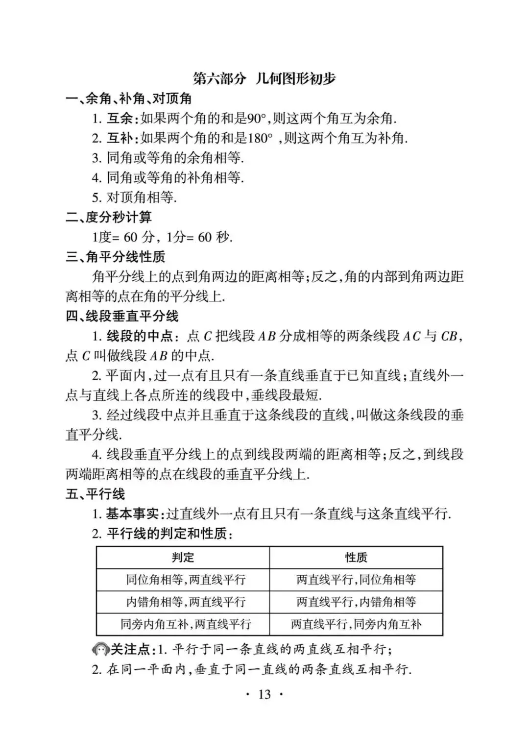 2027年中考数学核心内容全梳理-第13张图片-四季读书网