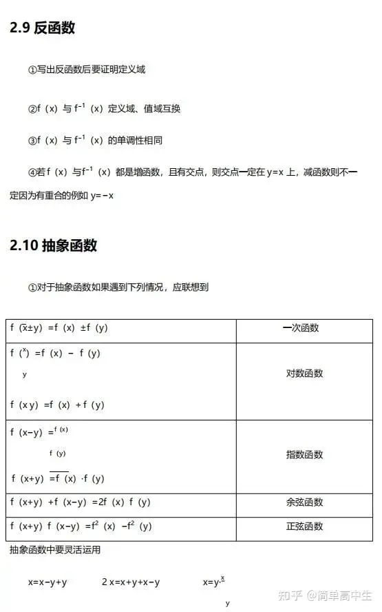 青岛高考数学家教总结,高中数学:高一到高三,重点、难点知识总结大全!-第4张图片-四季读书网