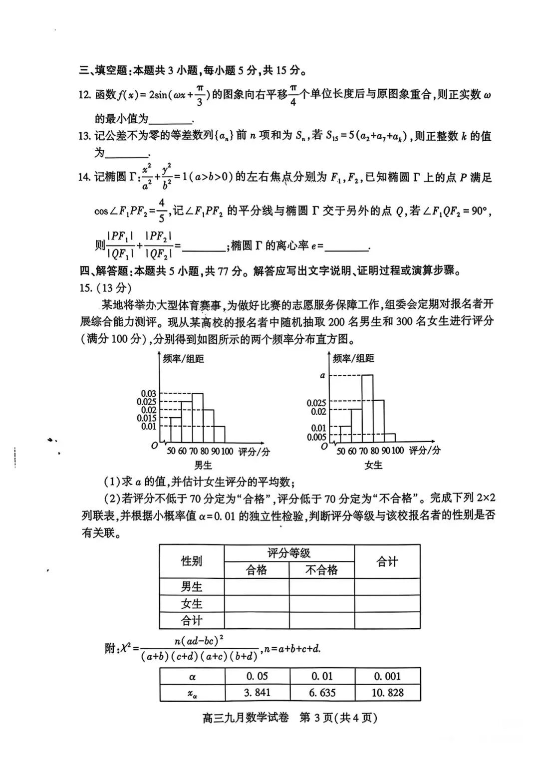 武汉高三九调试卷刷屏家长群!看完高三的卷,更懂高一的稳有多珍贵-第4张图片-四季读书网