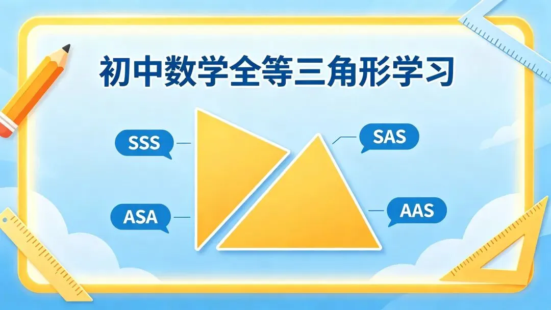 初二数学致命易错!全等三角形90%学生都丢分的5个坑,看完不再错-第1张图片-四季读书网