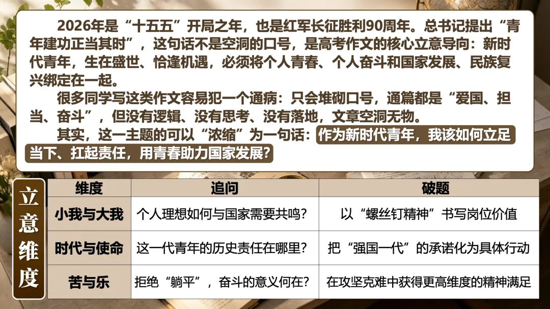 2026最新真题+立意三维表+时代金句,这份资料直接背(含课件+教学设计)-第15张图片-四季读书网