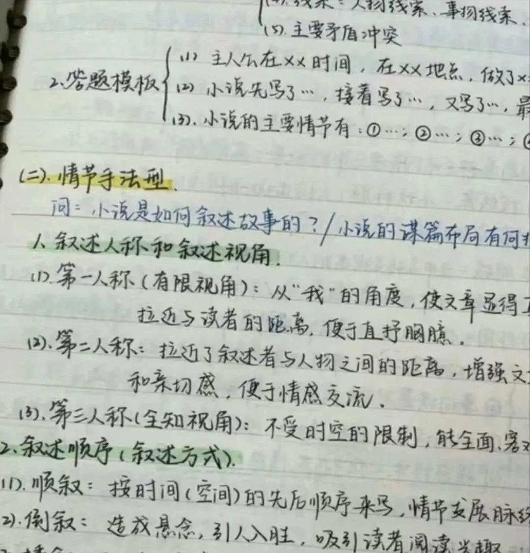 高考语文笔记,同济大学学姐整理(可保存,打印)-第5张图片-四季读书网