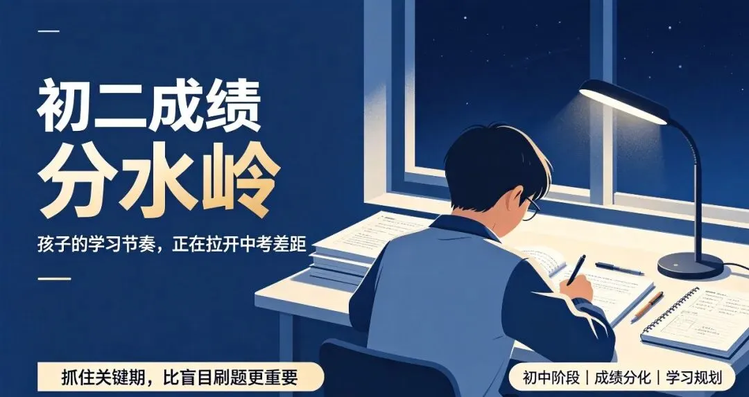 初二是成绩“分水岭”,一旦掉队,初三很难追回来-第1张图片-四季读书网 初二是成绩“分水岭”,一旦掉队,初三很难追回来-第1张图片-四季读书网