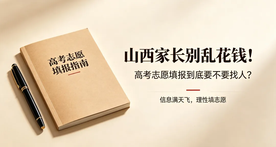 山西家长别乱花钱!高考志愿填报,到底要不要找人、怎么报?-第1张图片-四季读书网 山西家长别乱花钱!高考志愿填报,到底要不要找人、怎么报?-第1张图片-四季读书网