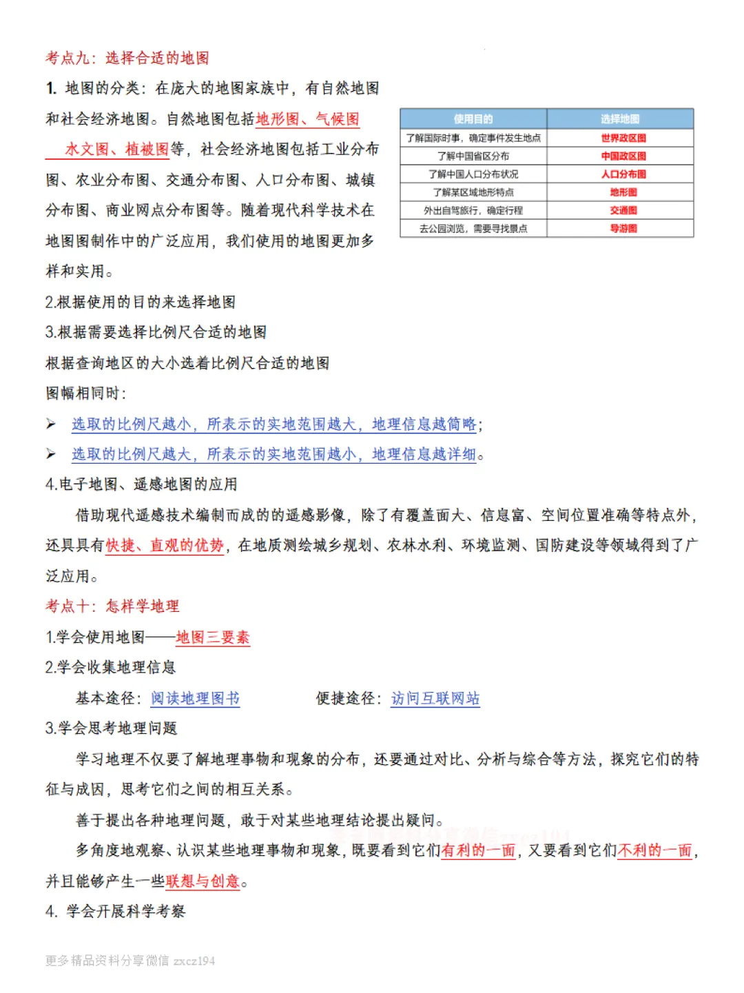 【初一资料】2026 新版七年级上册湘教版地理课内考点知识汇总,完整电子版可打印使用!-第5张图片-四季读书网 【初一资料】2026 新版七年级上册湘教版地理课内考点知识汇总,完整电子版可打印使用!-第5张图片-四季读书网