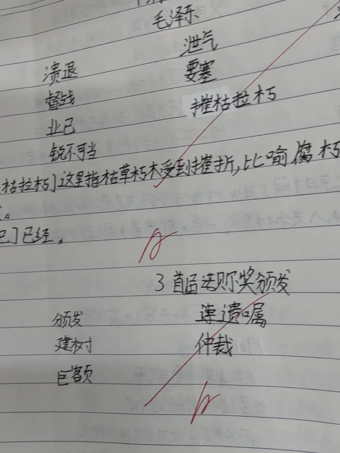 初二同学的“丑”字-第1张图片-四季读书网