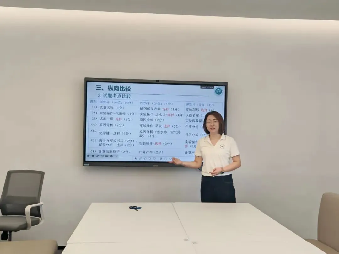 深耕真题析命题 聚力教研备高考 |我校开展高考真题说题展示活动-第17张图片-四季读书网 深耕真题析命题 聚力教研备高考 |我校开展高考真题说题展示活动-第17张图片-四季读书网