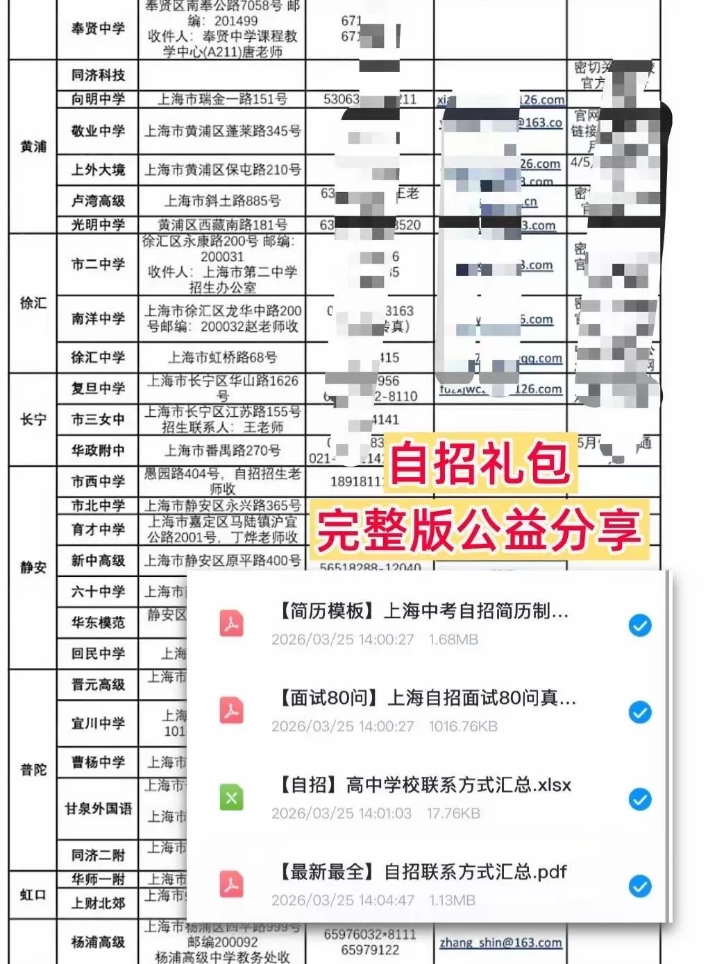 上海初三中考自招简历模板+投递方式+面试80问-第6张图片-四季读书网 上海初三中考自招简历模板+投递方式+面试80问-第6张图片-四季读书网