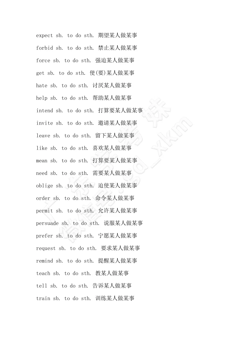 背熟这【125个固定搭配】,春季高考英语轻松拿捏!-第7张图片-四季读书网