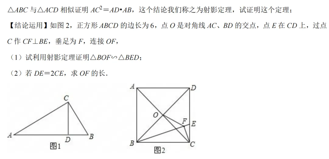初三上必考专题2:相似三角形模型合集-第43张图片-四季读书网 初三上必考专题2:相似三角形模型合集-第43张图片-四季读书网