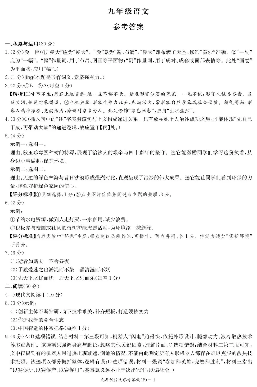 刚考完!师大附中集团初三第一次联考试卷及答案来了-第12张图片-四季读书网 刚考完!师大附中集团初三第一次联考试卷及答案来了-第12张图片-四季读书网