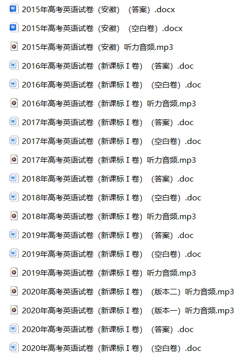近12年高考英语历年真题全解汇编(含听力与答案)-第1张图片-四季读书网