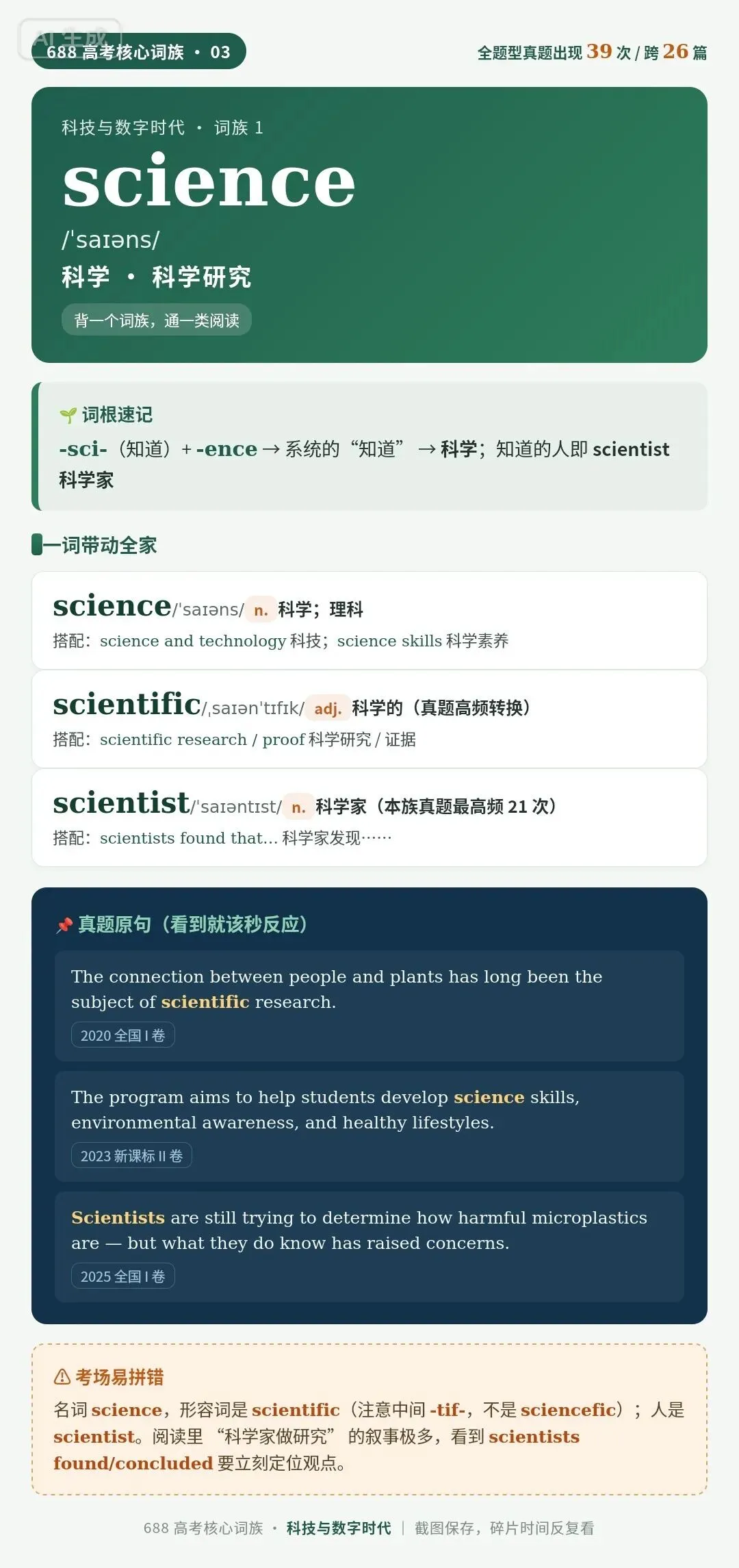 你天天挂嘴边的AI,高考其实不怎么考|科技类阅读5个真高频词族-第4张图片-四季读书网 你天天挂嘴边的AI,高考其实不怎么考|科技类阅读5个真高频词族-第4张图片-四季读书网