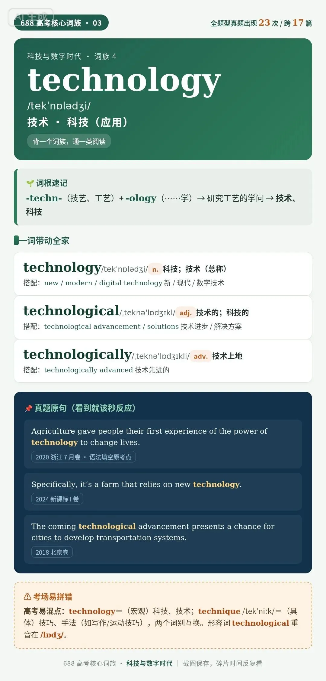 你天天挂嘴边的AI,高考其实不怎么考|科技类阅读5个真高频词族-第5张图片-四季读书网 你天天挂嘴边的AI,高考其实不怎么考|科技类阅读5个真高频词族-第5张图片-四季读书网