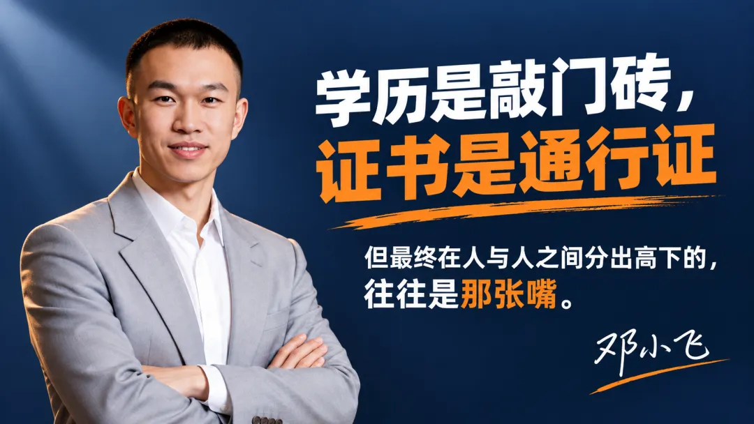 邓小飞老师:他高考落榜、当过汽修工、一年亏光百万,最后靠＂一张嘴＂翻身-第2张图片-四季读书网
