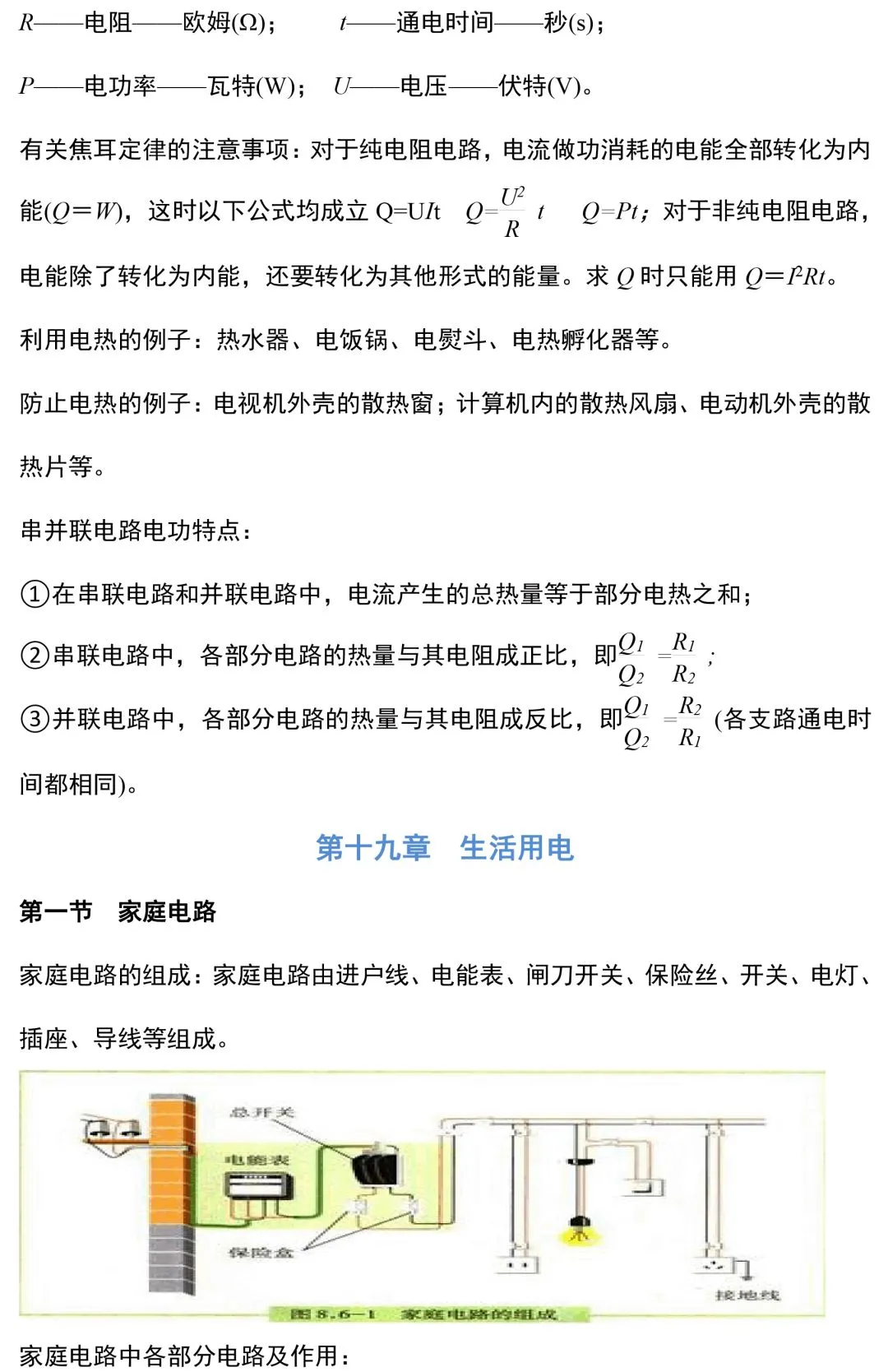 九年级物理所有的重难点都在这里了,初三家长快替孩子收藏起来!(附电子版)-第29张图片-四季读书网