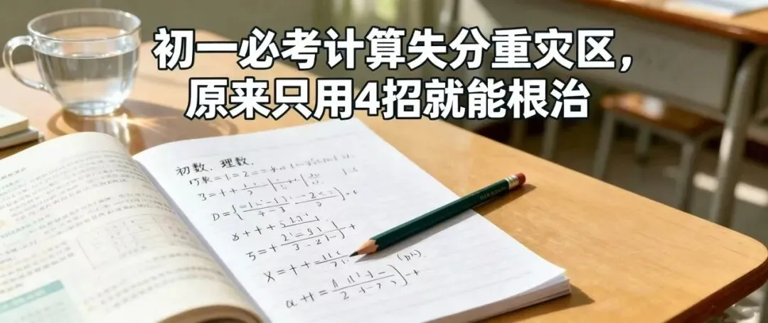 初一必考计算失分重灾区,原来只用 4 招就能根治-第1张图片-四季读书网 初一必考计算失分重灾区,原来只用 4 招就能根治-第1张图片-四季读书网