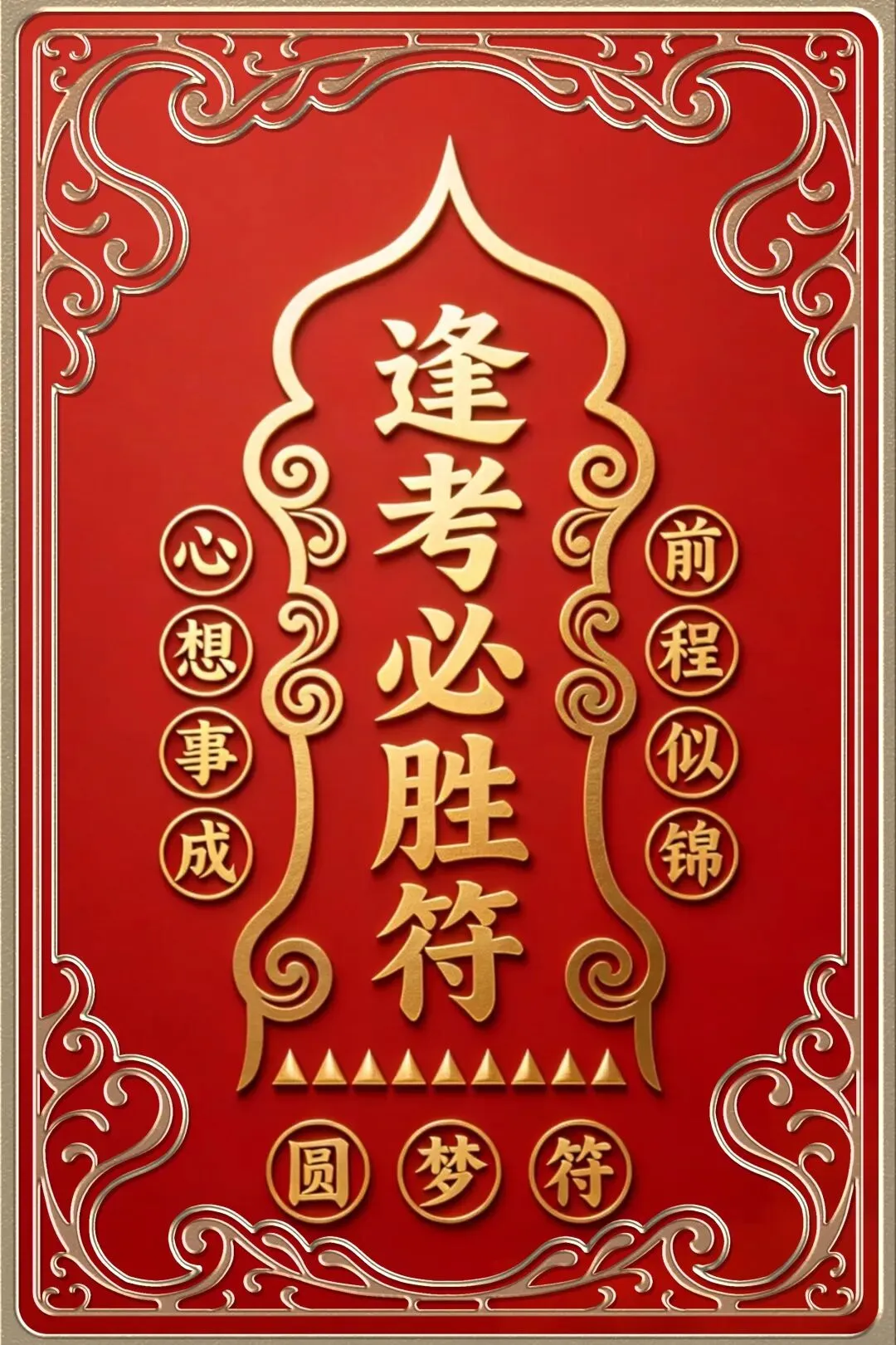 高考必胜‖7张好运符,送给高考的你-第1张图片-四季读书网 高考必胜‖7张好运符,送给高考的你-第1张图片-四季读书网