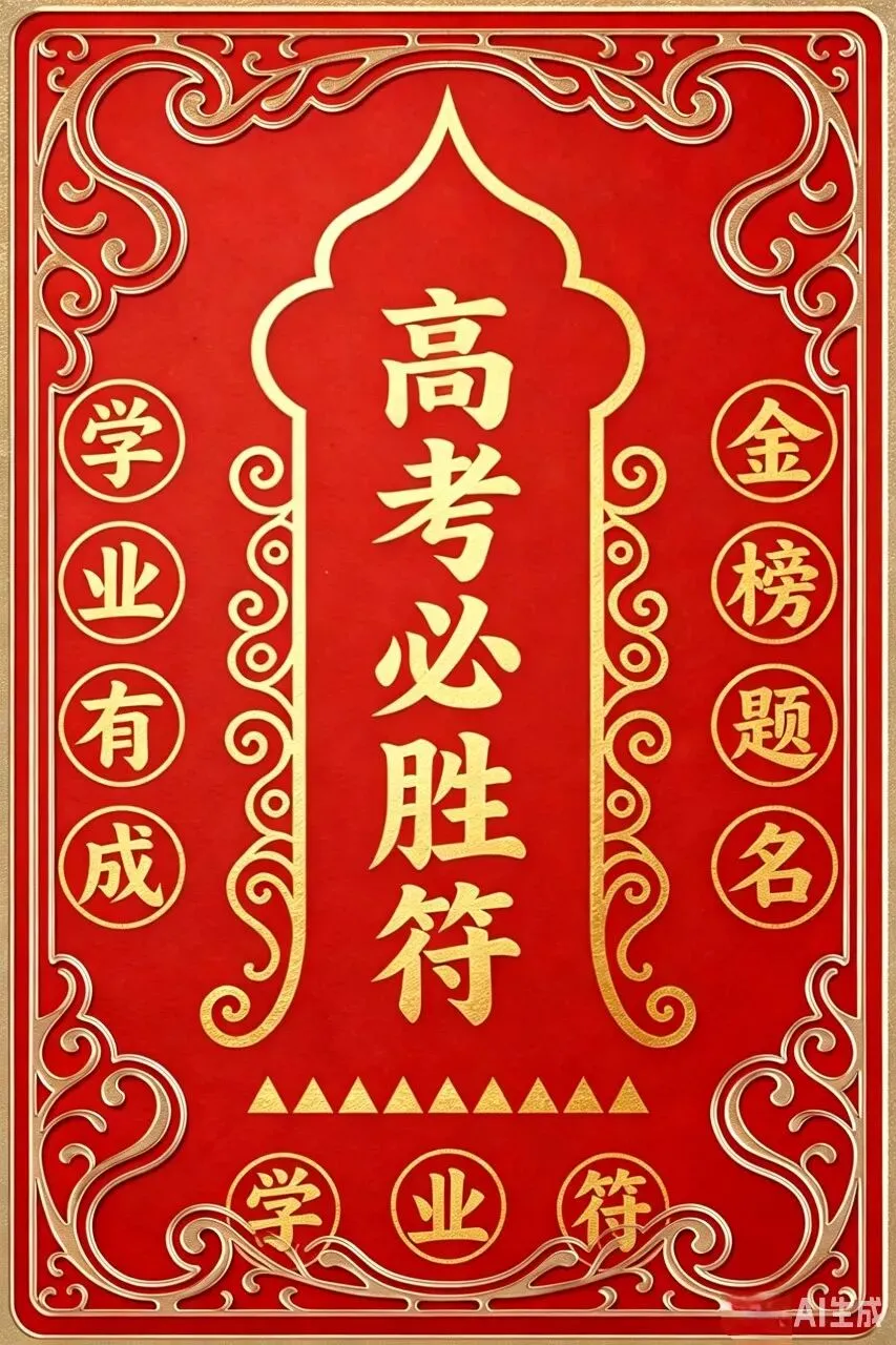 高考必胜‖7张好运符,送给高考的你-第2张图片-四季读书网 高考必胜‖7张好运符,送给高考的你-第2张图片-四季读书网