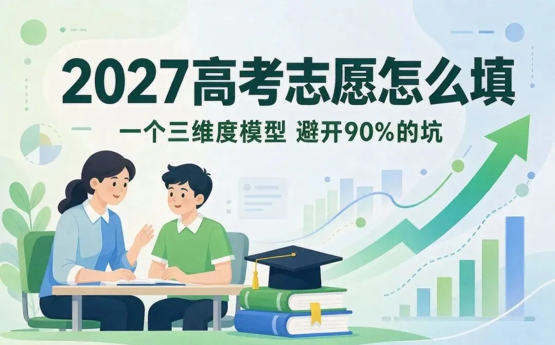 2027高考志愿怎么填?一个「三维度」模型,帮广西考生家长避开90%的坑-第1张图片-四季读书网 2027高考志愿怎么填?一个「三维度」模型,帮广西考生家长避开90%的坑-第1张图片-四季读书网
