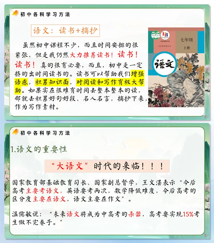 【初一家长会】8376《初一启航为未来而学》初一上学期开学家长会PPT(课件+发言稿)(电子版可直接使用可编辑)-第15张图片-四季读书网 【初一家长会】8376《初一启航为未来而学》初一上学期开学家长会PPT(课件+发言稿)(电子版可直接使用可编辑)-第15张图片-四季读书网