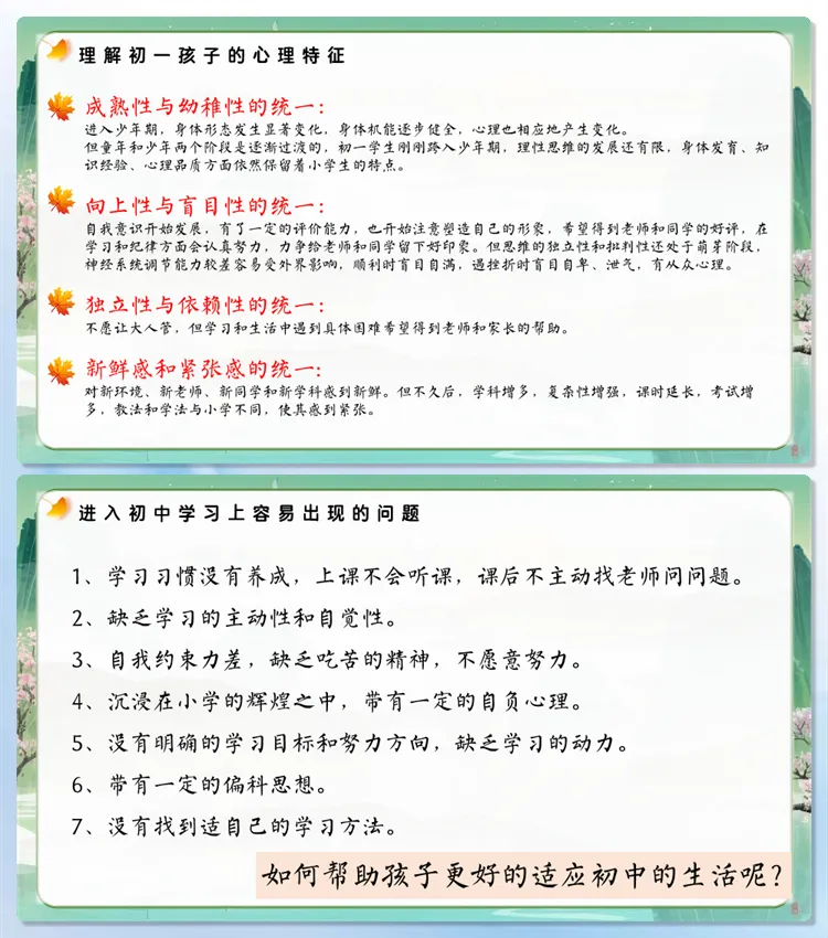 【初一家长会】8376《初一启航为未来而学》初一上学期开学家长会PPT(课件+发言稿)(电子版可直接使用可编辑)-第22张图片-四季读书网 【初一家长会】8376《初一启航为未来而学》初一上学期开学家长会PPT(课件+发言稿)(电子版可直接使用可编辑)-第22张图片-四季读书网