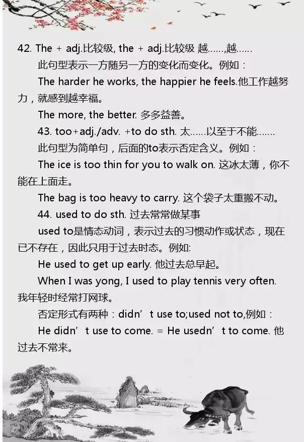 中考英语最重要的55个句型,包含90%的高频考点-第16张图片-四季读书网 中考英语最重要的55个句型,包含90%的高频考点-第16张图片-四季读书网
