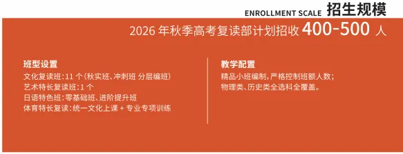 2027届长沙市金秋方舟高级中学高考复读招生简章|班型|收费|报名条件全公布-第9张图片-四季读书网